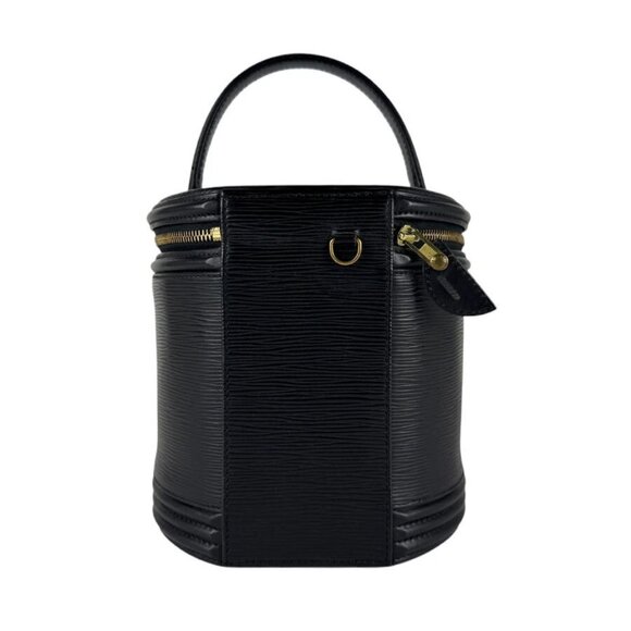 Auth LOUIS VUITTON Epi Cannes Handbag Black Epi Leather - Picture 3 of 13